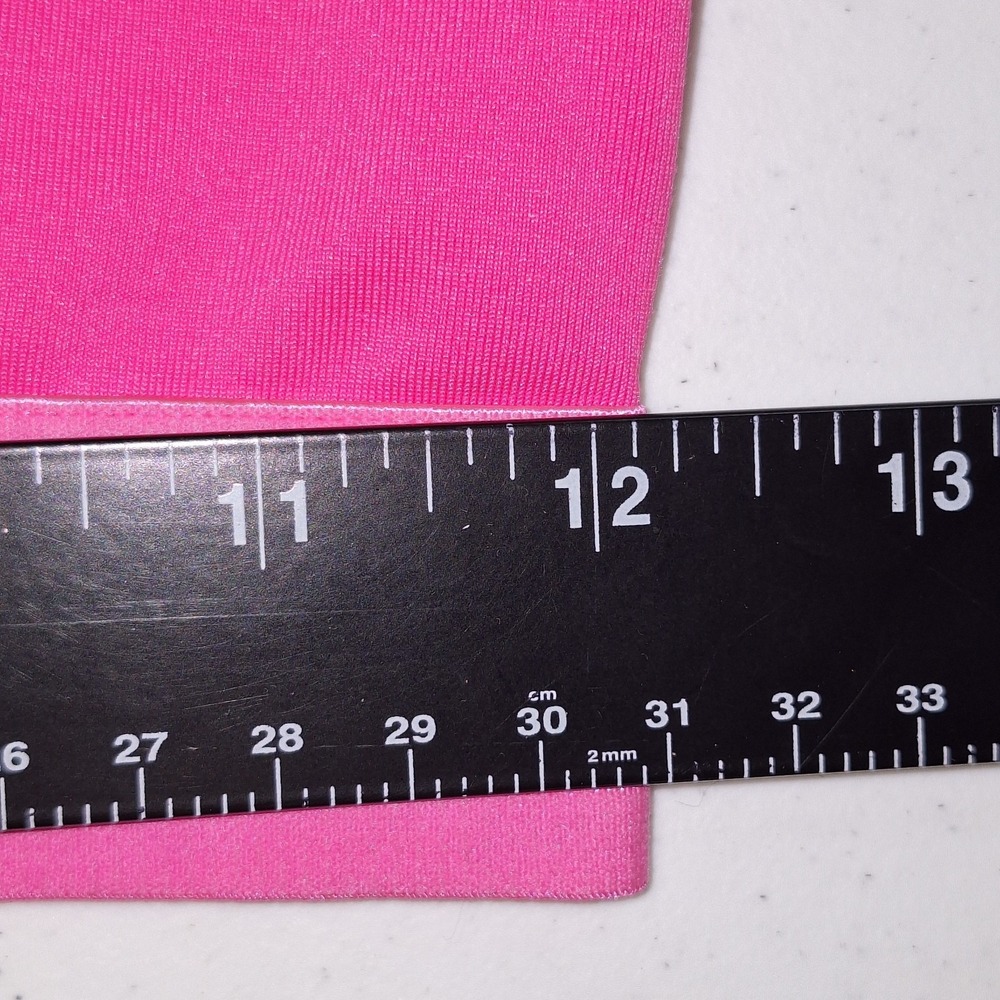 Victoria's Secret PINK Seamless Ribbed Sports Bra Bralette Hot Pink Size M - Picture 16 of 16